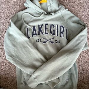Lakegirl Women's Green Hoodie
